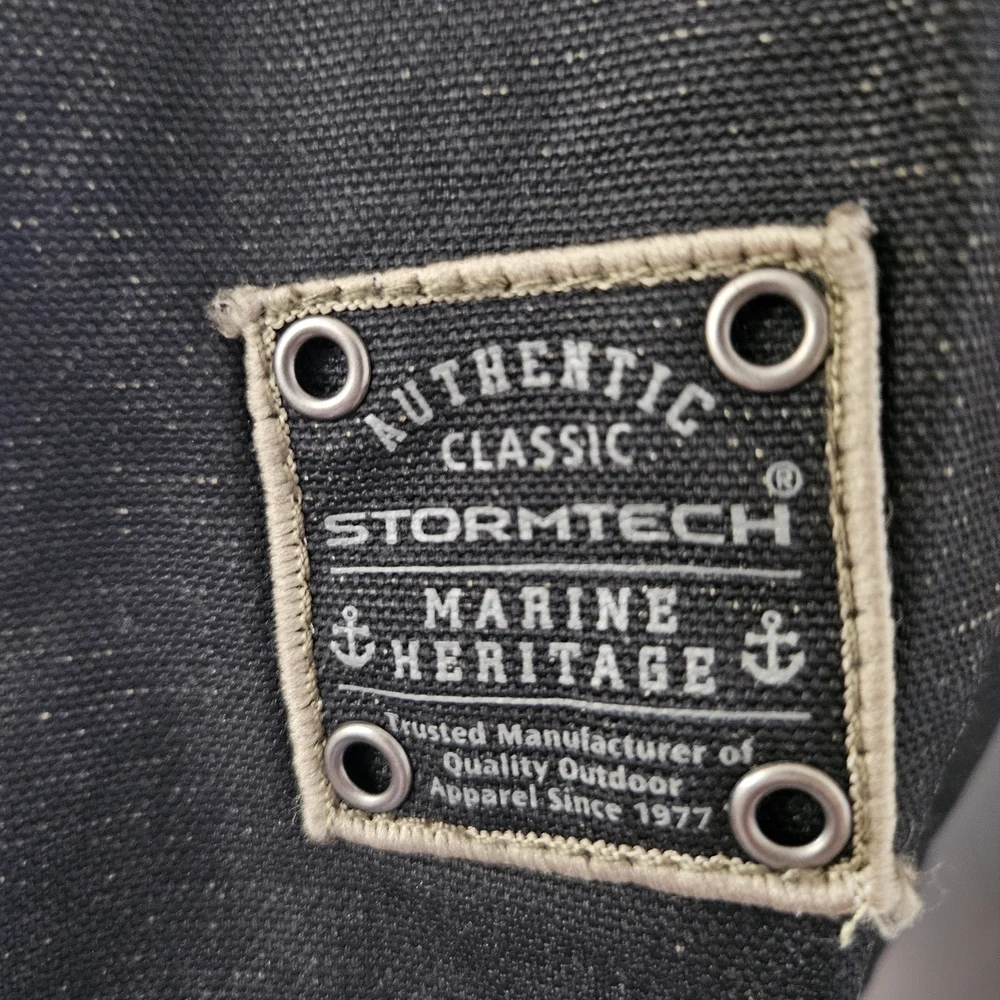 NWT Stormtech Men's Charcoal Black Marine Heritage Field Jacket, Enzyme‎ Washed